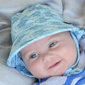 Boys Legionnaire Hat 'Koi' Print