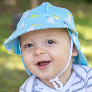 Legionnaire Flap Hat 'Cockatoo' Print