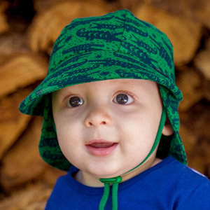 Boys Legionnaire Hat 'Crocodile' Print