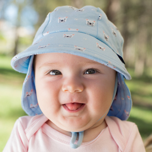 Legionnaire Flap Hat 'Frenchie' Print