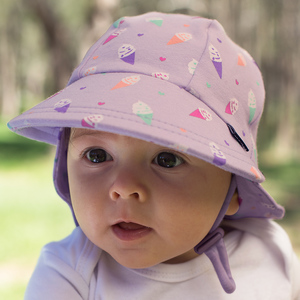 Girls Legionnaire Hat 'Ice Cream' Print