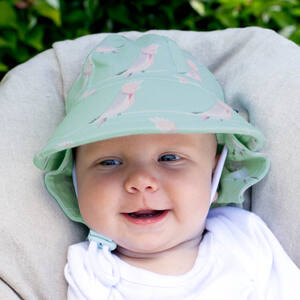 Legionnaire Flap Hat 'Galah' Print