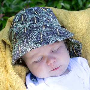 Legionnaire Flap Hat 'Palms' Print