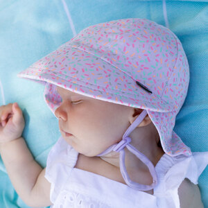 Girls Legionnaire Hat 'Sprinkles' Print