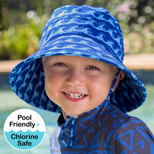 Boys Beach Hat Bucket UPF50+ Breaker Ocean