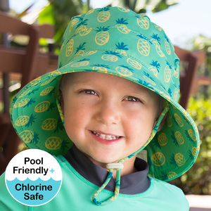 Kids Beach Hat Bucket UPF50+ Pineapple