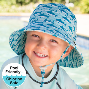 Boys Beach Hat Bucket UPF50+ Shark