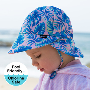 Girls Legionnaire UPF50+ Swim Hat 'Mahalo' Print