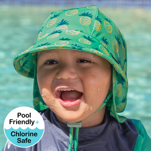 Kids Beach Legionnaire Hat UPF50+ Pineapple