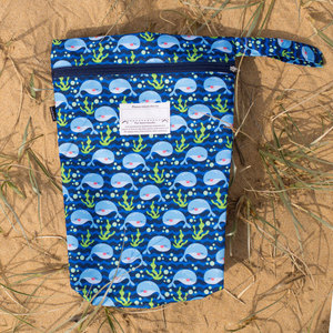 Wet Bag - Whale Print