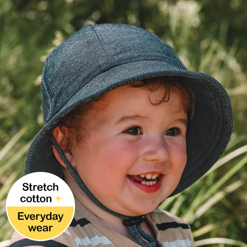 Toddler Bucket Hat - Denim 