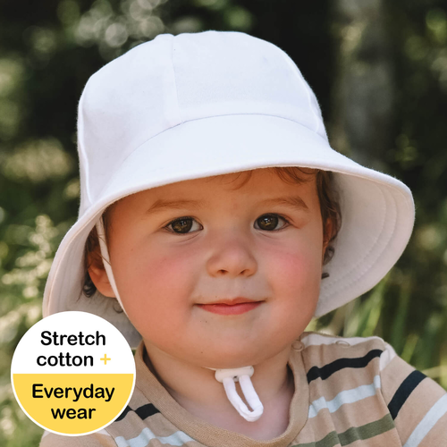 Toddler Bucket Hat - White