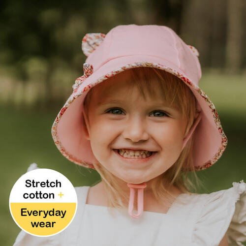 Toddler Bucket Hat - Kitty Blush 