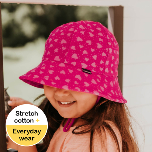 Toddler Bucket Hat - Hearts