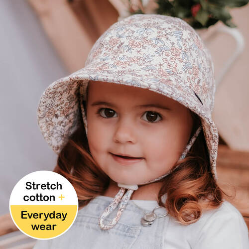 Toddler Bucket Sun Hat - Flores