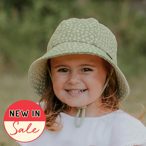 Toddler Bucket Sun Hat - Floral Grace