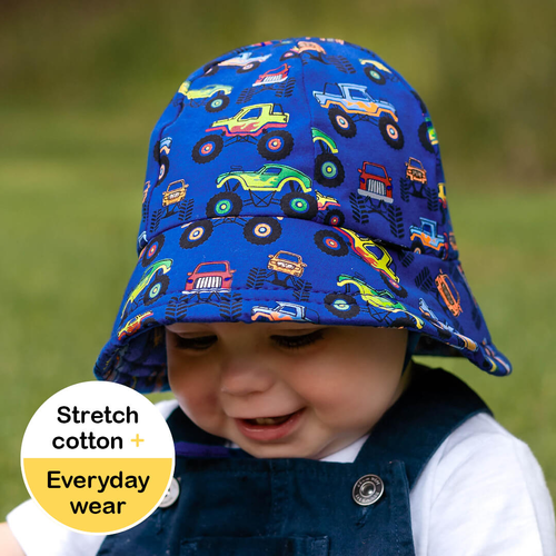 Toddler Bucket Sun Hat - Monstertruck