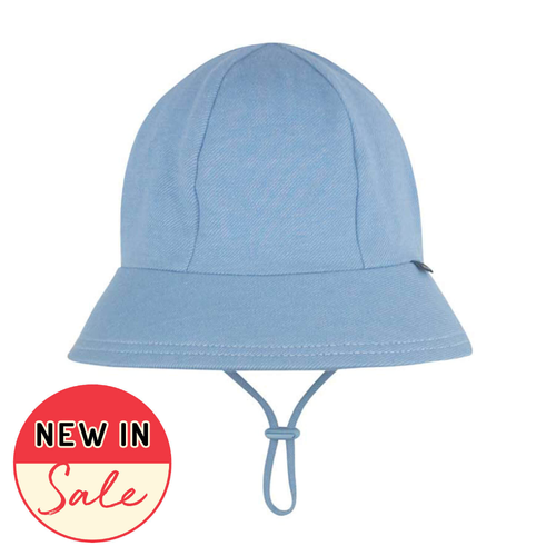 Ponytail Bucket Sun Hat - Chambray