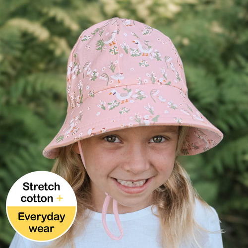 Ponytail Bucket Sun Hat - Quackers