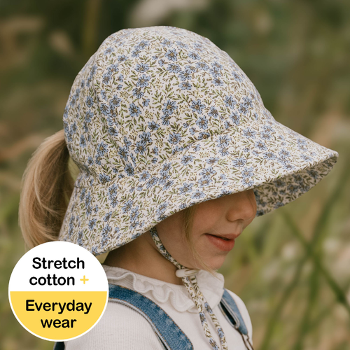 Ponytail Bucket Sun Hat - Harper