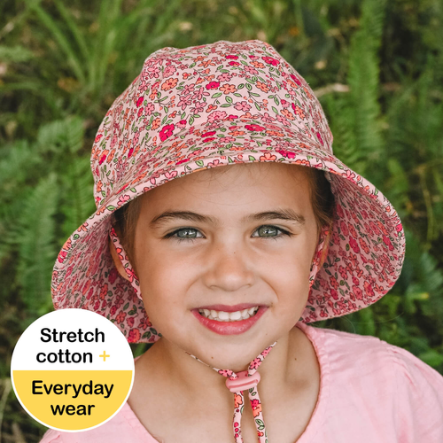 Ponytail Bucket Sun Hat - Bonnie
