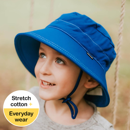 Kids Bucket Sun Hat - Bright Blue