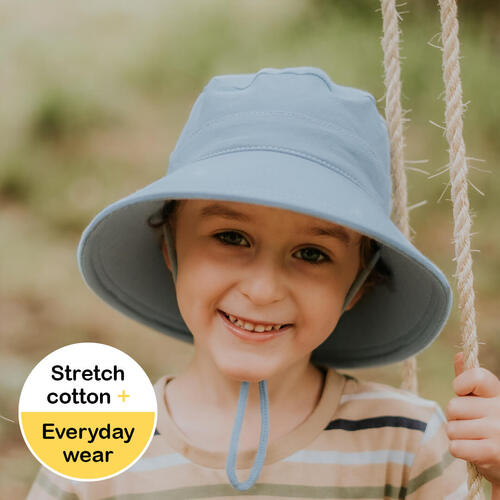 Kids Bucket Sun Hat - Chambray