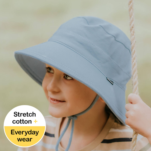 Kids Bucket Sun Hat - Chambray