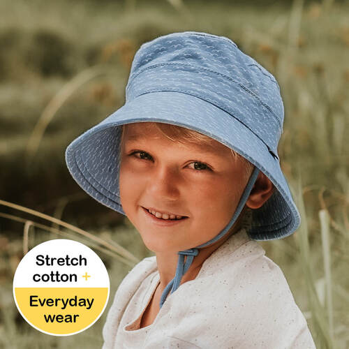 Kids Bucket Sun Hat - Seagull