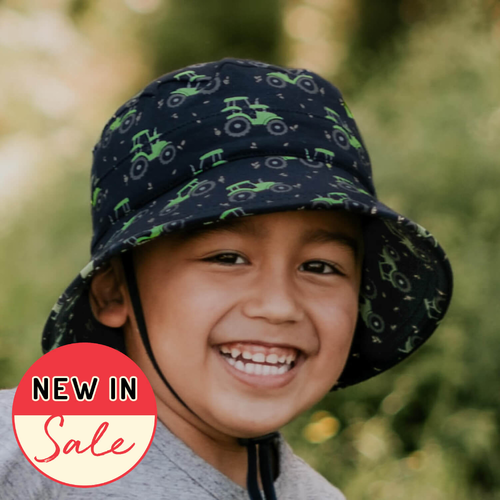 Classic Bucket Sun Hat - Tractor
