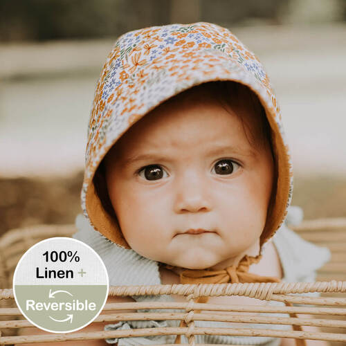 Reversible Sun Bonnet - Mabel / Maize