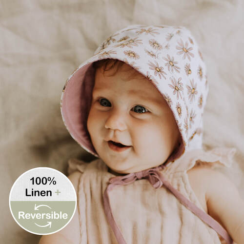 Reversible Sun Bonnet - Paige / Rosa