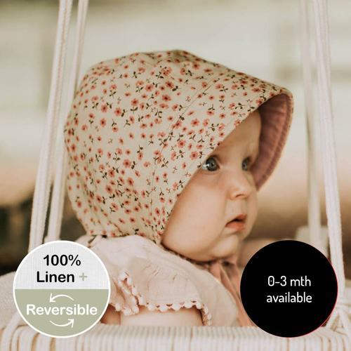 Reversible Sun Bonnet - Penny / Rosa