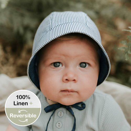  'Seeker' Sun Bonnet - Charlie / Indigo