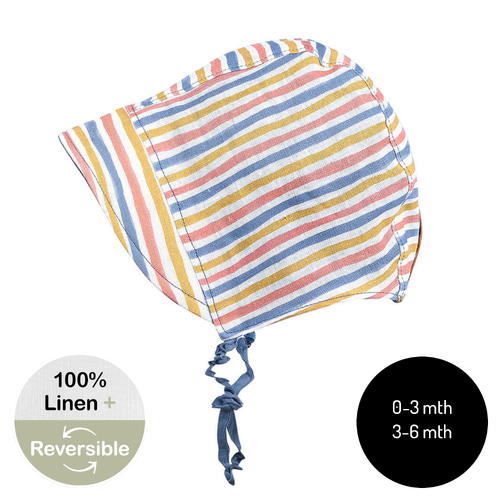  'Seeker' Reversible Sun Bonnet - Sammy / Steele