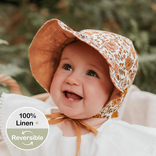  'Searcher' Ruffle Bonnet - Marie / Maize