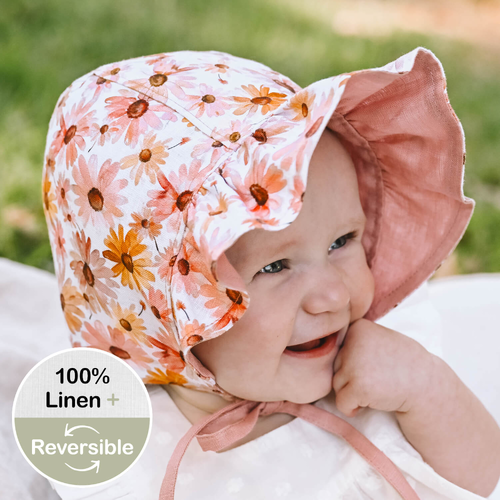 Searcher' Ruffle Bonnet - Peggy / Rosa