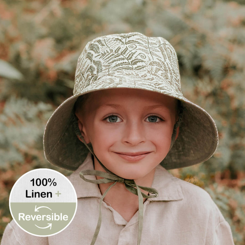  'Explorer' Classic Bucket Sun Hat - Fern / Moss
