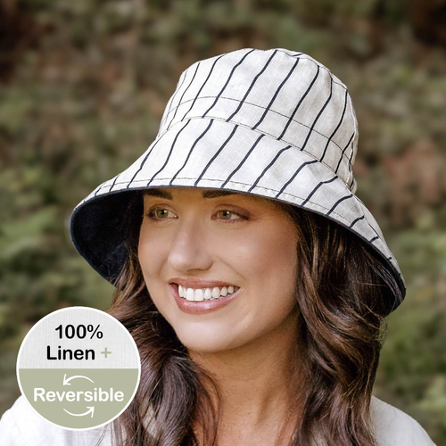 'Vacationer' Ladies Sun Hat - Alex / Indigo