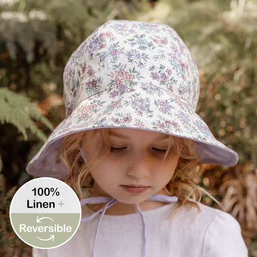 'Wanderer' Panelled Bucket Sun Hat - Laura / Viola