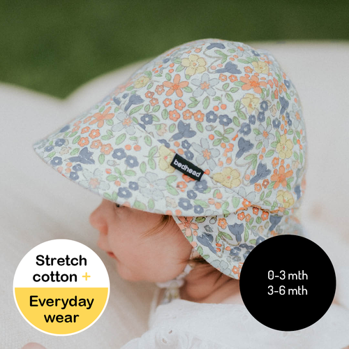 Legionnaire Flap Sun Hat - Bluebell