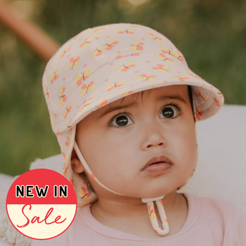 Legionnaire Flap Sun Hat - Butterfly 