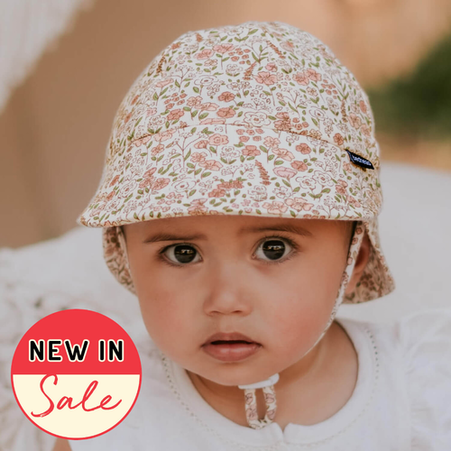 Legionnaire Flap Sun Hat - Floral Savanna