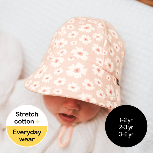 Legionnaire Flap Sun Hat - Floral Evie