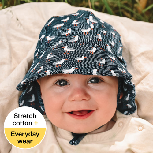 Legionnaire Flap Sun Hat - Gulls