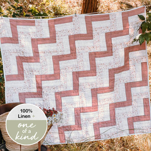 Limited Edition Heirloom Baby Quilt  - Hazel