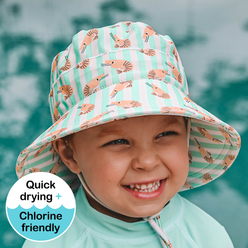 Classic Swim Bucket Beach Hat - Shrimp