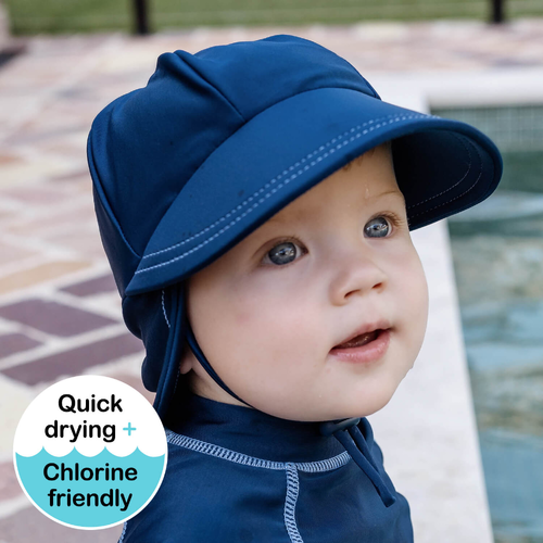 Beach Legionnaire Flap Hat - Marine