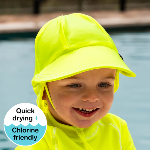 Swim Legionnaire Flap Beach Hat - Sunburst