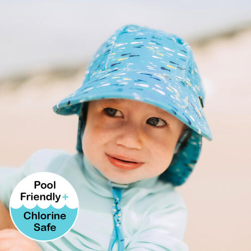 Kids Beach Legionnaire Hat - Fish